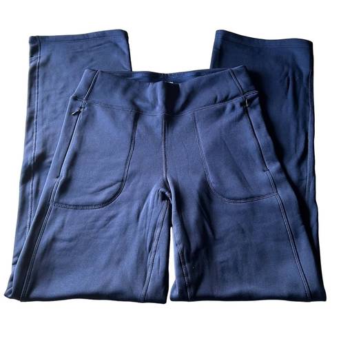 Lands'End New  Women Blue Navy   Long Yoga Pants Small