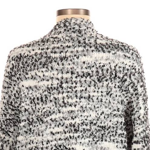 Andrew Marc Marc New York  Confetti Cardigan Black White Button Women’s Medium M