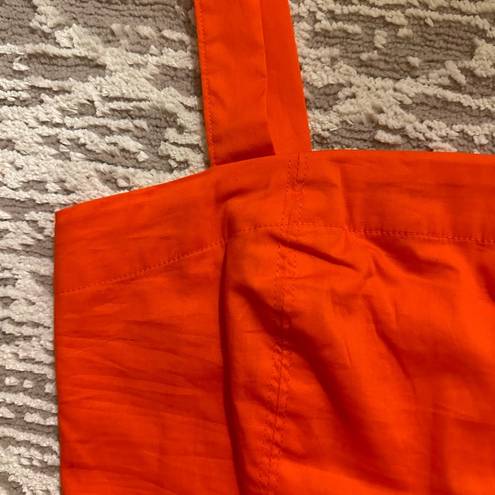 Jason Wu Orange Cropped Tank Top size XS