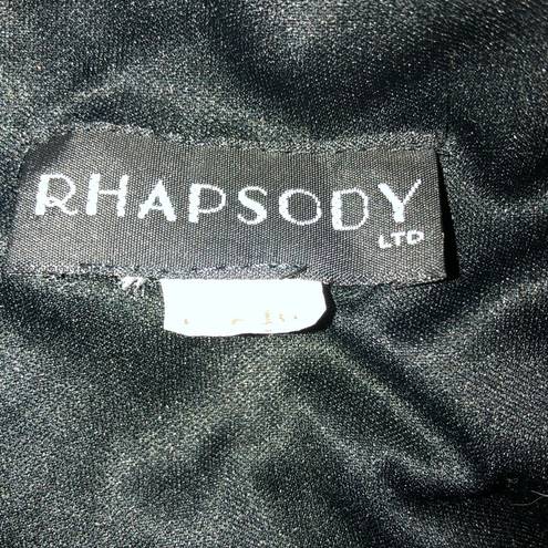 Rhapsody  metallic lace dress