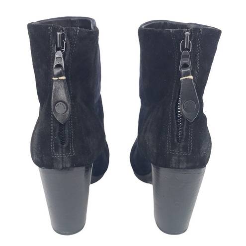 Rag and Bone  NEWBURY CLASSIC SUEDE TWO TONE BOOTS BLACK NAVY WOMENS SIZE 8 $485