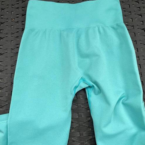 Oner Active  Lagoon Marl Aqua Classic Seamless Leggings