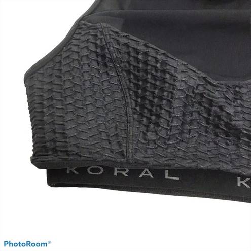 Koral  Noir Meia Sports Bra in black size S nwot