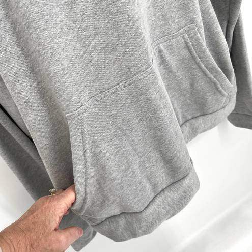 Naked Wardrobe  Gray Soft Pullover Hoodie NEW Womens Sz XL style NW-T4322-N