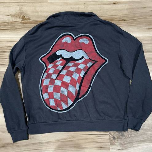 The Rolling Stones  Grey Cropped Sweatshirt Women’s XS