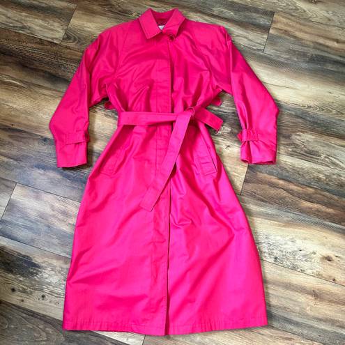 London Fog Vintage  Pink Trench Coat