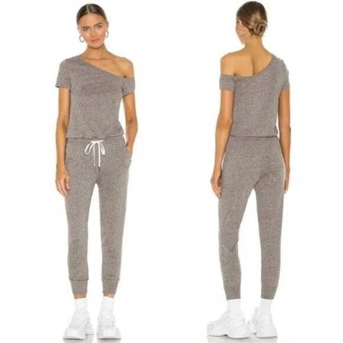 N : Philanthropy Britton Off The Shoulder One Piece Jumpsuit Gray Size Medium