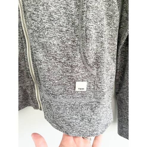 Vuori  | Halo Performance Full Zip Hoodie | Heather Gray | Sz S