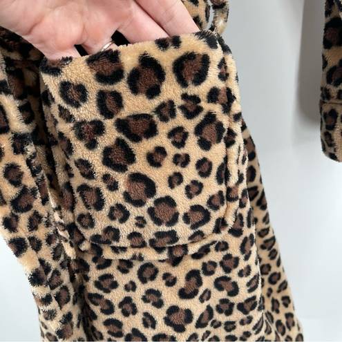 Vera Bradley  Robe Size Small/Medium Animal Print Fleece Fuzzy Lounge Comfy Plush