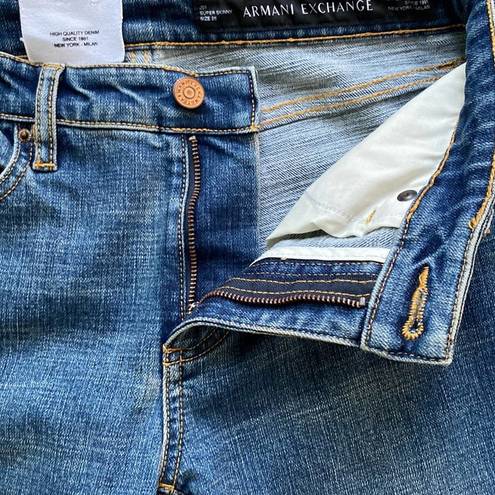 Armani Exchange  Super Skinny Jean Size 26 NEW