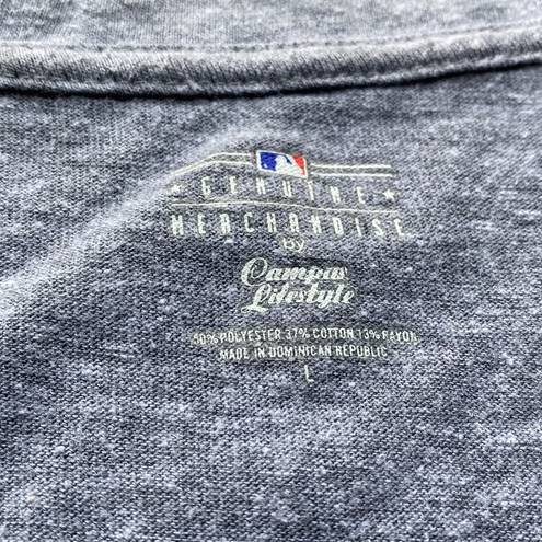 Genuine Merchandise New York Yankees  Campus Lifestyle sz Large Grey V Ne…