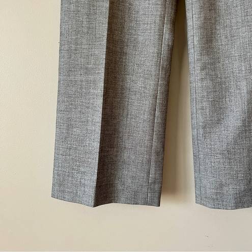 Lafayette 148  NY Taupe Lightweight Wool Blend Wide Leg Trouser Dress Pants Sz 8