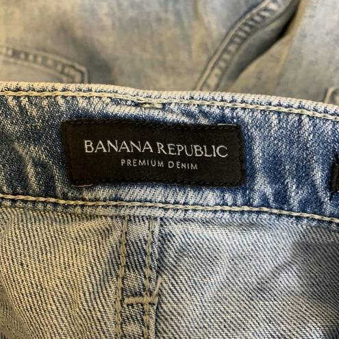 Banana Republic  Premium Denim High Rise Wide Leg