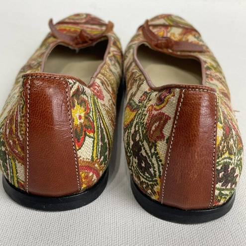 Krass&co to &  italy floral boho flats Size 7