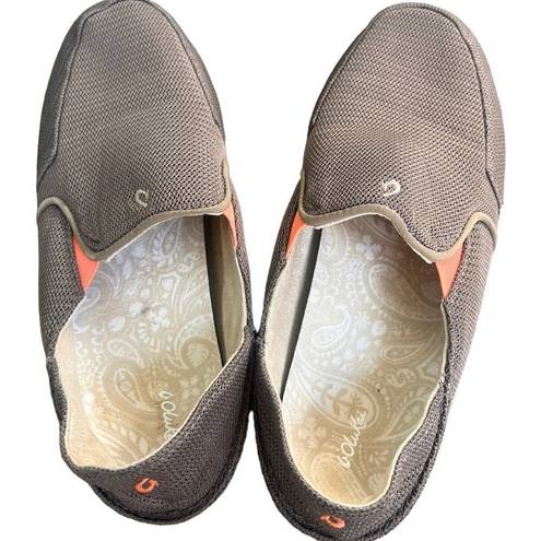 Olukai  Waialua Mesh Slip On Mustang/Melon Womens Size: 10