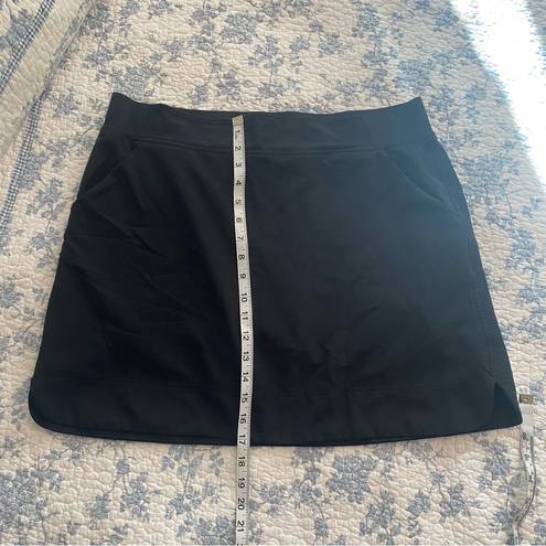 32 Degrees Heat 32 Degrees Black Cool Stretch Woven Elastic Waistband Skort Size Large