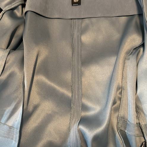 Norton Mcnaughton  Women's Blue Suede Feel Zip Up Long Sleeve Sports Jacket 8