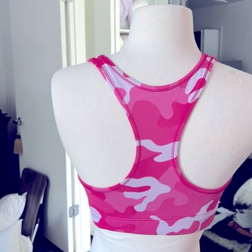 Nike  FIT/DRY PINK CAMO SPORTS BRA