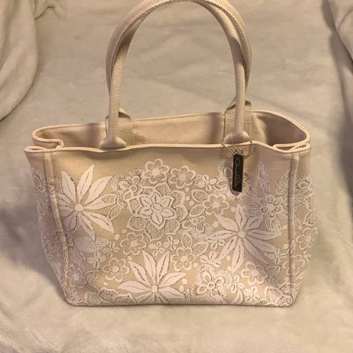 Oscar de la Renta Cream Colored Tote