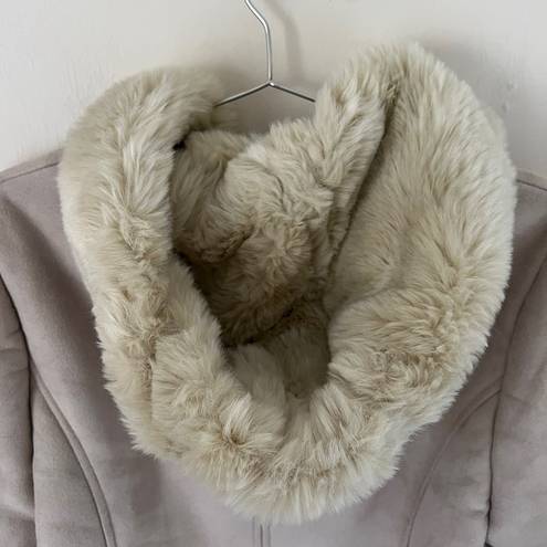 Krass&co G.H. Bass &  Faux Suede Fur Hooded Coat Size M