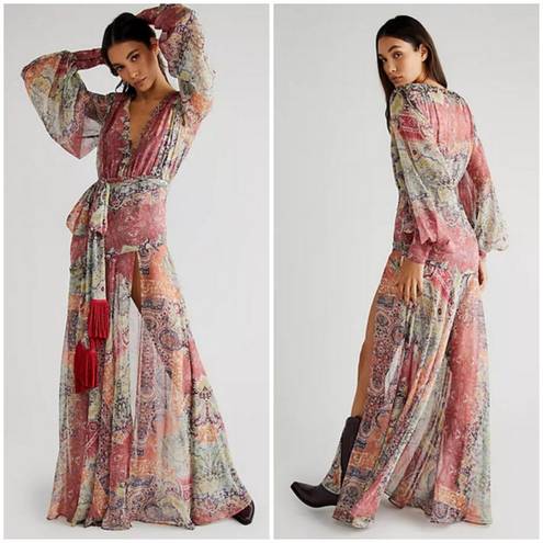 Bronx and Banco 💕💕 Farah Maxi Dress ~ Muti-Color Print US 6 NWOT