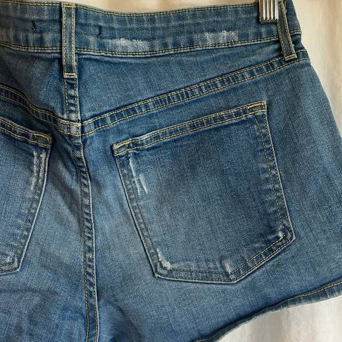 Rich & Skinny  Casual Lighter Medium Wash Low Medium Rise Denim Jean Shorts