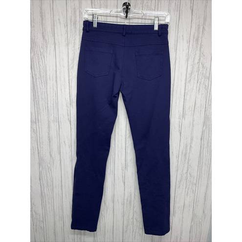 Tempo Paris Womens Size 2  Dark Blue Skinny Pants EUC