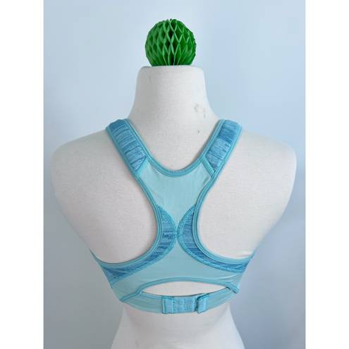 Brooks sports bra size 32B blue Rebound Racer