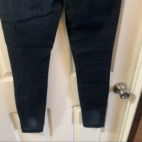 Harper  Dark Wash High Rise Release Hem Skinny Jean 26