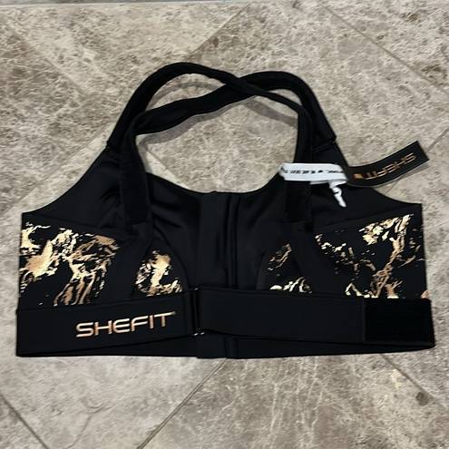 SheFit  Flex Sports Bra Black 3Luxe NWT