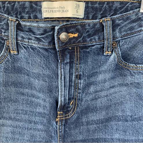 Abercrombie & Fitch Girlfriend Distressed Jeans