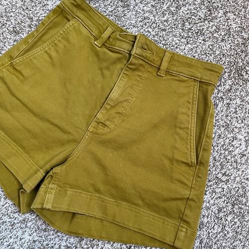 Everlane  Mustard High Waisted Jean Shorts Size 4