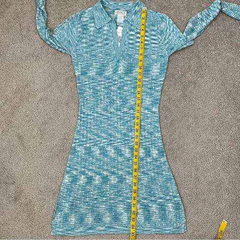 l*space L* Aria Rib Knit Dress Poolside Blue S