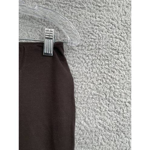 J.Jill  Ponte Leggings Women's Pull On Stretch Pants  Brown Size  S EUC