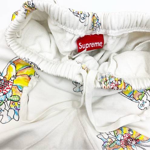 Supreme  Authentic Rare Gonz Butterfly Print Sweatpants Joggers Cotton High Rise