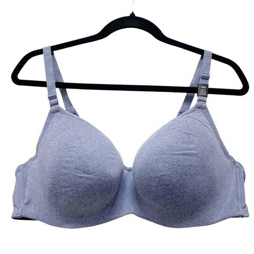 Torrid NWT  Full-Coverage Balconette Lightly Lined Back Smoothing Bra Blue Sz 44C