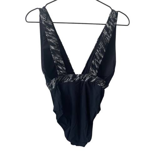 Gottex New!  Lurex-Trimmed One-Piece Swimsuit