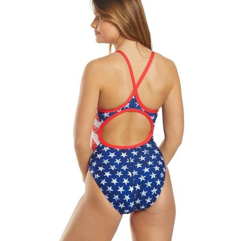 Tyr. Women's Star Spangled Diamondfit One Piece Swimsuit 34 (M) Americana USA