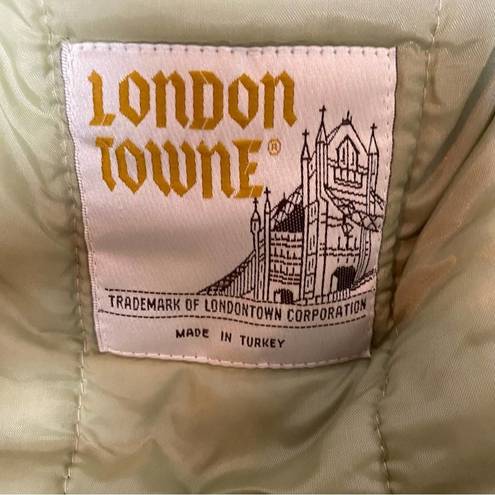 London Fog Vintage Towne by  Bomber Jacket Size Small Petite Short