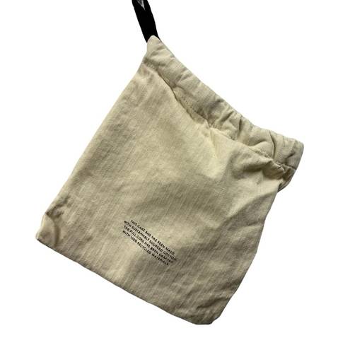 Mulberry  England Soft Lined Cream Dustbag 9.5 x10.5 Inch Drawstring Cinch Bag