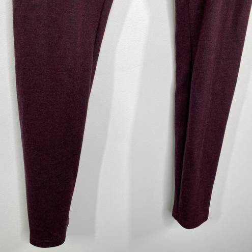 Lou & grey  Burgundy Pull On Stretch Leggings Women's Size Extra Small XS