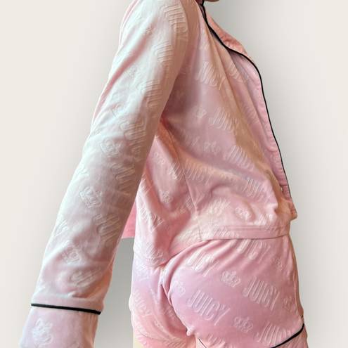 Juicy Couture  Velour Velvet Pink PJ Set Size M