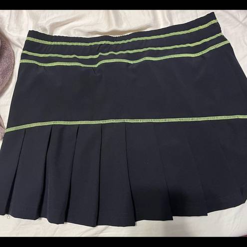 FILA  Sport Tennis Skirt black yellow Pull On size medium