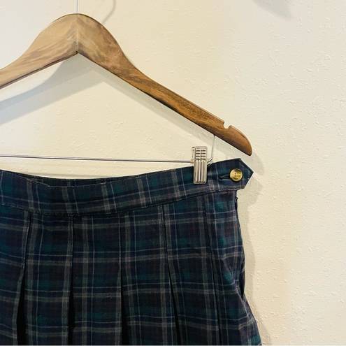 American Eagle  Plaid Pleated Mini Skirt