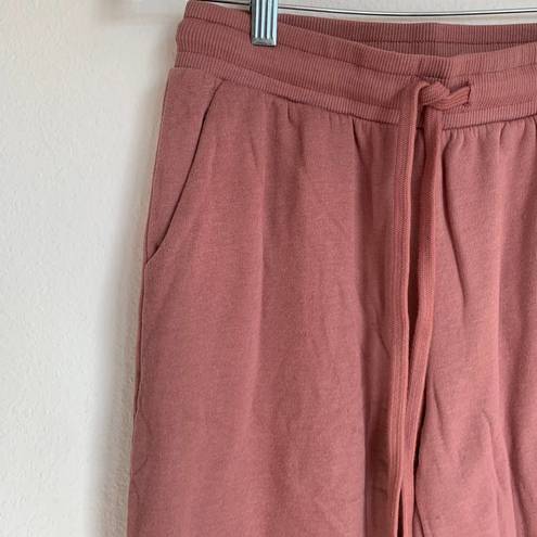 Lulus NWT  Boat House Drawstring Jogger Sweatpants in Mauve Pink