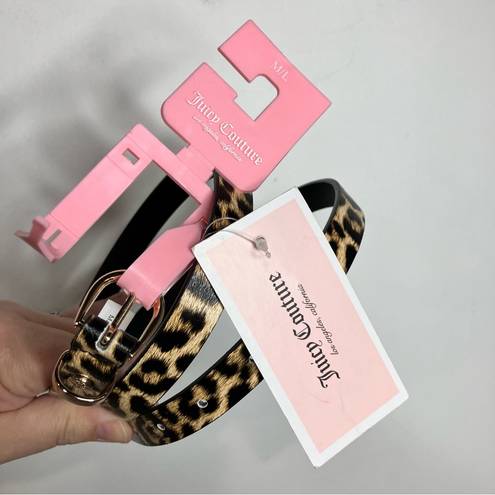 Juicy Couture  thin belt animal print size M/L