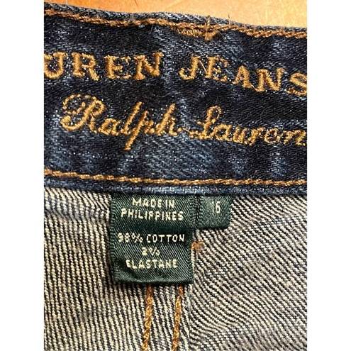 Krass&co Lauren Jeans . Ralph Lauren Jeans Womens Size 16 Blue Denim Bootcut (2422)