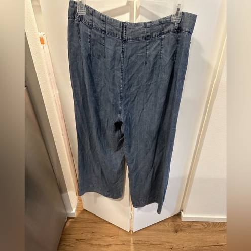 Velvet Heart  100% Tencel Lightweight Wide Leg Jean XL With Tags See Pictures