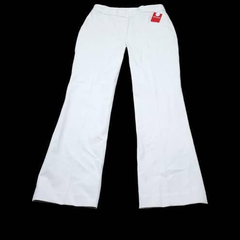 Spanx READ  Medium Tall On the Go Kick Flare Pants 20373T Classic White Pull On