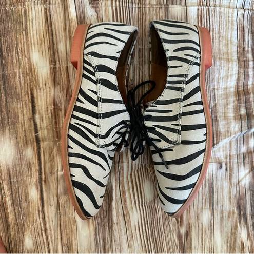 DV by Dolce Vit DV Dolce Vita Drew Zebra Print Oxford Shoes